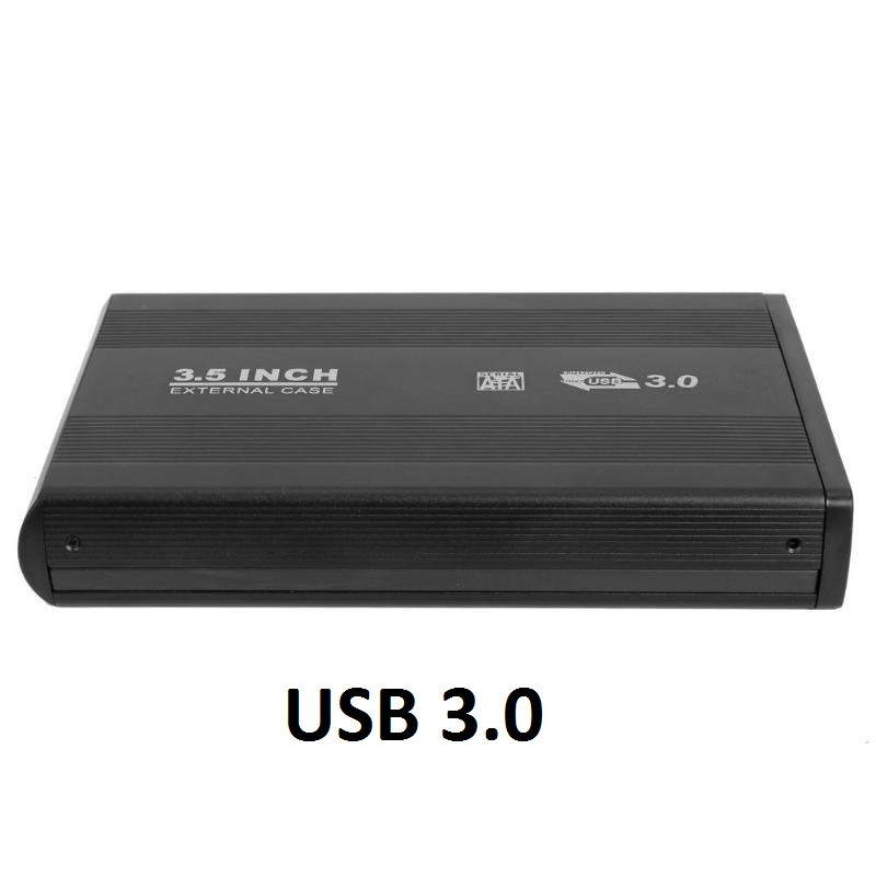 Зовнішня кишеня для HDD 3.5 дюймів, USB 3.0 - SATA, TRY TB-S352U3, до 2 TB, алюміній