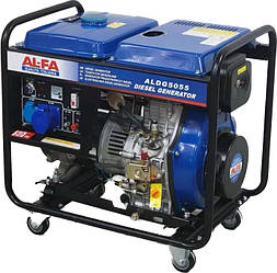Генератор дизельний AL-FA 5.5 кВт ALDG5055
