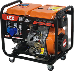 Генератор дизельний LEX 6,5 кВт LXDG6065
