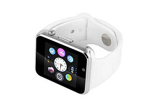 Розумний смарт годинник-телефон Smart Watch A1 з сім картою Спортивний годинник з Bluetooth камерою для дорослих Білий, фото 3