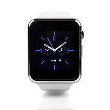 Розумний смарт годинник-телефон Smart Watch A1 з сім картою Спортивний годинник з Bluetooth камерою для дорослих Білий, фото 5