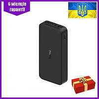 Повербанк 20000мАч Xiaomi Redmi Мощный повербанк 18W Быстрая зарядка для телефона планшета