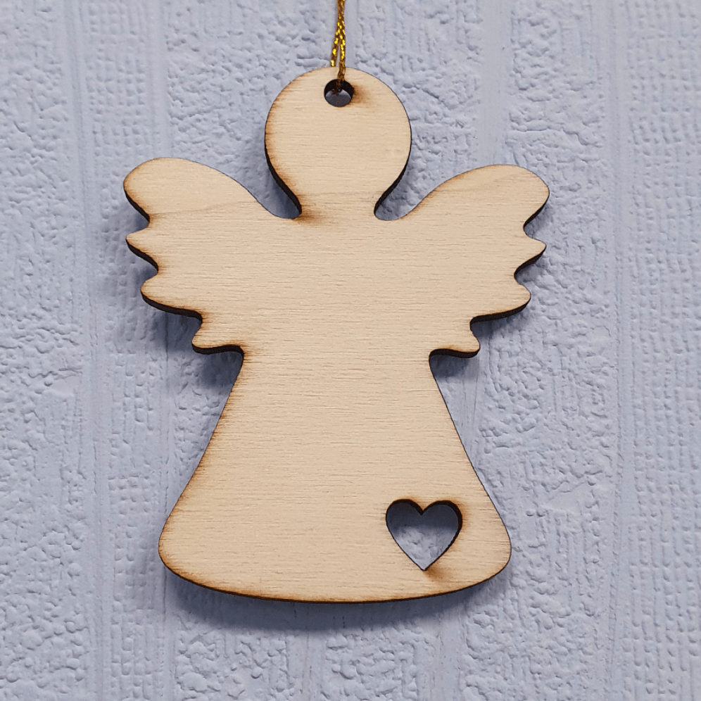 Підвіска фанерна "Янгол із гострими крилами" 6,5*8 см. |заготівля для декору | під фарбування для декупажу