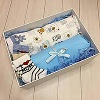 Подарочный набор для малыша Baby Box "Мишка со слюнявчиком"