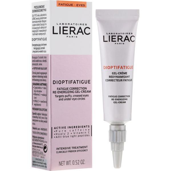 Ліерак Діоптифатиг Гель-крем тонізувальний від ознак втоми Lierac Dioptifatigue Gel-Crème