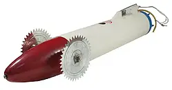 Торпеда (ракета, лунохід, машинка) для протягування шнура під лід на батерейках