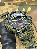 Тактичний багатофункціональний годинник Patriot 003CMGNUA Camo Green Tactic UA, фото 8