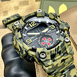 Тактичний багатофункціональний годинник Patriot 003CMGNUA Camo Green Tactic UA, фото 5