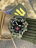 Тактичний багатофункціональний годинник Patriot 003CMGNUA Camo Green Tactic UA, фото 7