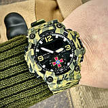 Тактичний багатофункціональний годинник Patriot 003CMGNUA Camo Green Tactic UA, фото 6