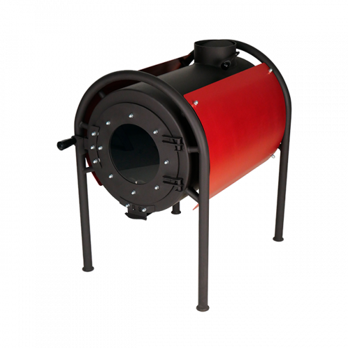 Піч опалювальна DS Modern + червоний кожух