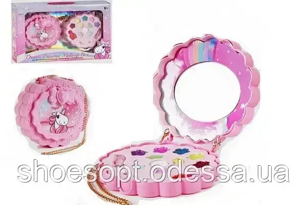 Косметика дитяча розумочка Єдиноріг тіні, рум'яна, фото 1