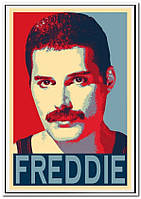 Freddie Mercury. Фре́дди Ме́ркьюри - плакат