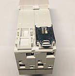 Перемикач введення резерву I-0-II Enext із загальним виходом зверху 40А 2.40 модульний рубильник, фото 3