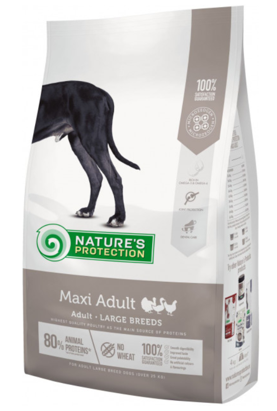 Сухий Корм для Собак Великих Порід Nature's Protection Maxi Adult Large ...
