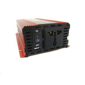Автомобільний інвертор перетворювач UKC 12V-220V 1000W KC-1000D із LCD екраном, фото 3