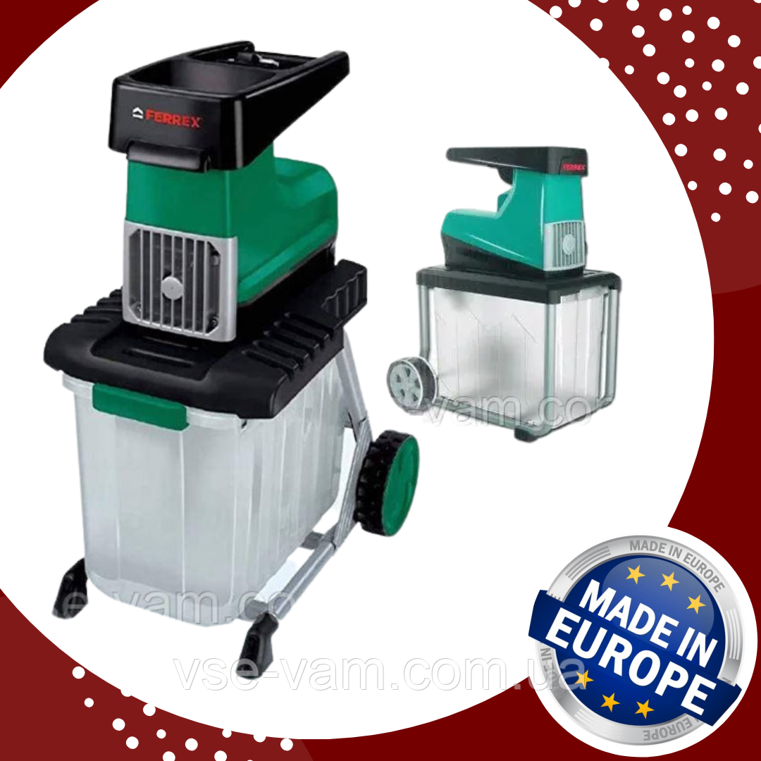 Купить Германия садовый фрезерный измельчитель веток дробилка FERREX ...