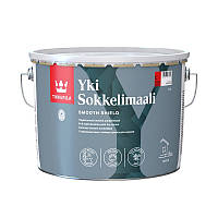 Tikkurila Yki Sokkelimaali - глубокоматовая стойкая краска для цоколя (База C), 9 л