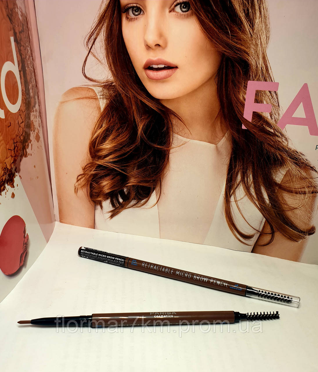 Карандаш механический для бровей Parisa COSMETICS Micro Brow Pencil - №314 - фото 5 - id-p1727980087