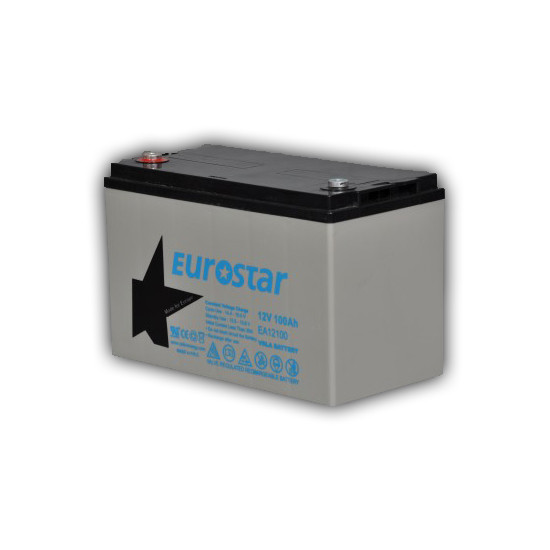 Акумуляторна батарея для ДБЖ AGM Eurostar EA12100 12V 100Ah