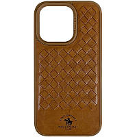 Чехол Polo Santa Barbara для Apple iPhone 14 Plus Кожаный Brown z19-2024