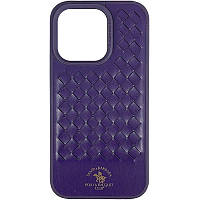 Чехол Polo Santa Barbara для Apple iPhone 14 Plus Кожаный Purple z19-2024