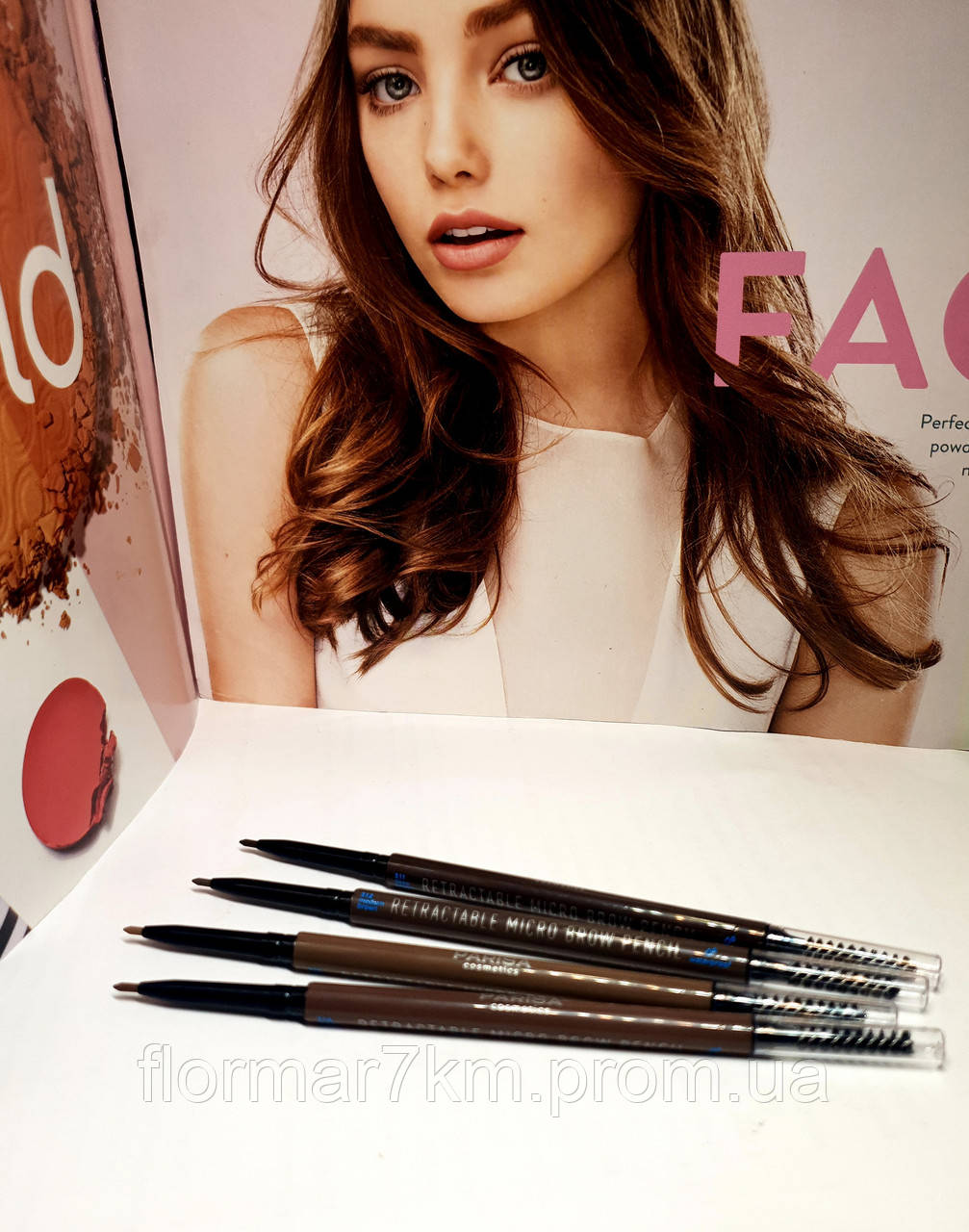 Карандаш механический для бровей Parisa COSMETICS Micro Brow Pencil - №313 - фото 5 - id-p1727978495