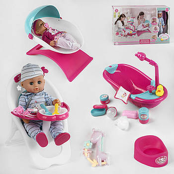 Пупс 66416 "TK Group", п'є, ходить на горщик, закриває очі, з аксесуарами, в коробці