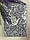Бусини  " Абетка  Квадратні "  чорно білі 500 грамів, фото 4