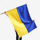 Прапор України + Подарунок Прапор УПА (135х90см) Тканинний / Великий прапор України, фото 8