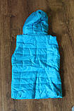 Безрукавка жіноча стьобана 42р. жилетка блакитна, фото 5