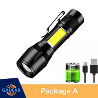 Ліхтарик швидкозарядний вбудована акумуляторна батарея