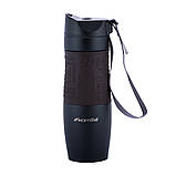 Термокружка з нержавіючої сталі Kamille KM-2067 480мл Коричневий Термокружка чоловіча Зручна термочашка, фото 5