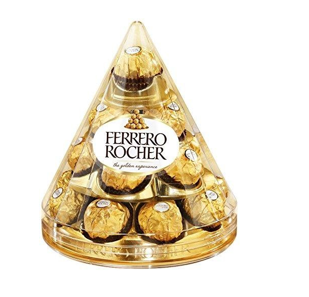 Шоколадні цукерки Ferrero Rocher конус/ялинка 220 гр. Німеччина