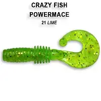 Силіконова приманка Crazy Fish Power Mace 1.6" 21