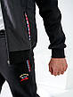 Спортивний костюм теплий Paul & Shark чоловічий чорний Пол Шарк зимовий спорт костюм, фото 10