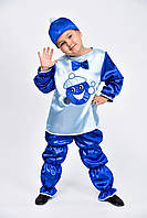 Костюм капитошки для мальчика из атласа рост 128-134