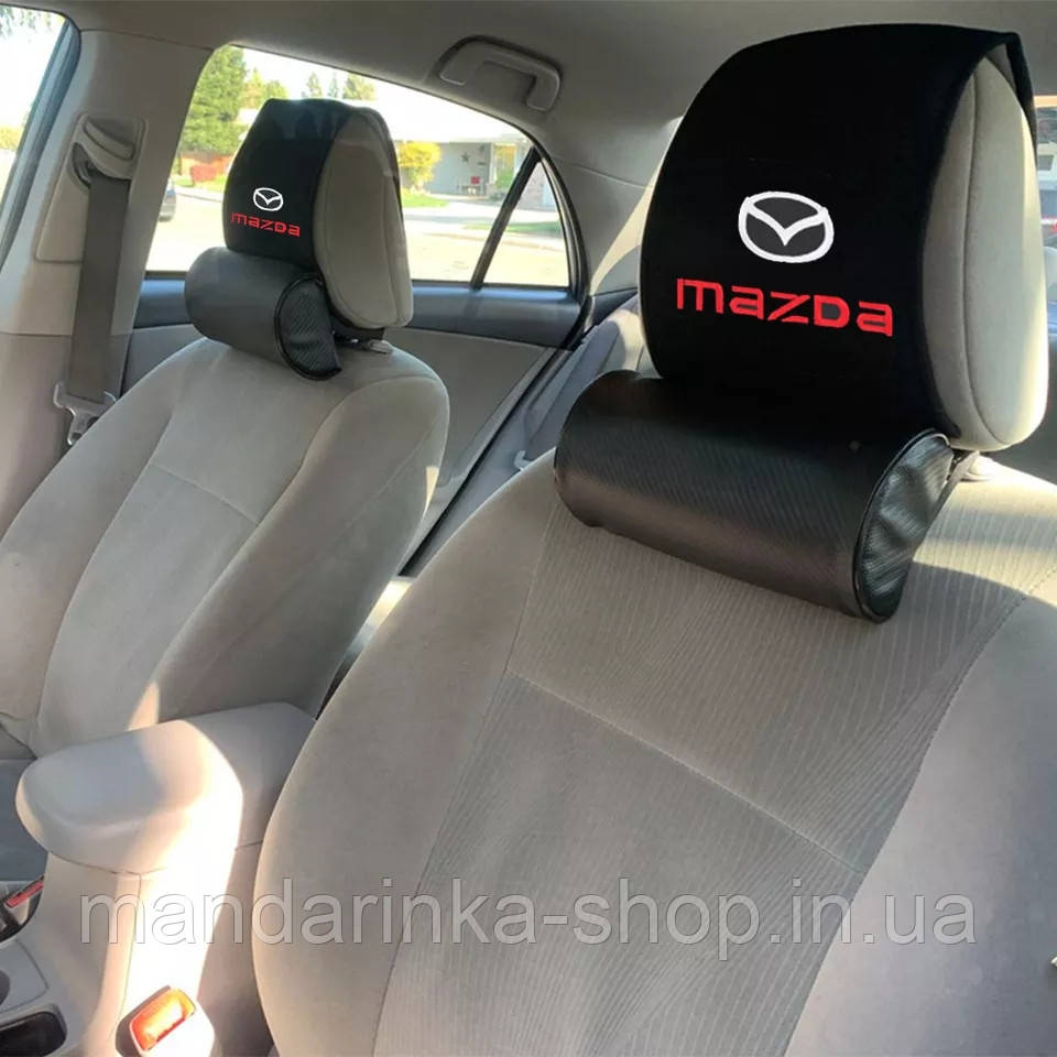 Чохол на підголовник з логотип Mazda 2шт