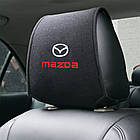 Чохол на підголовник з логотип Mazda 2шт, фото 2