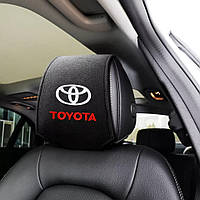 Чехол на подголовник с логотипом Toyota 2шт