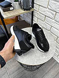 Чоловічі зимові кросівки Lacoste H2810 чорні, фото 3