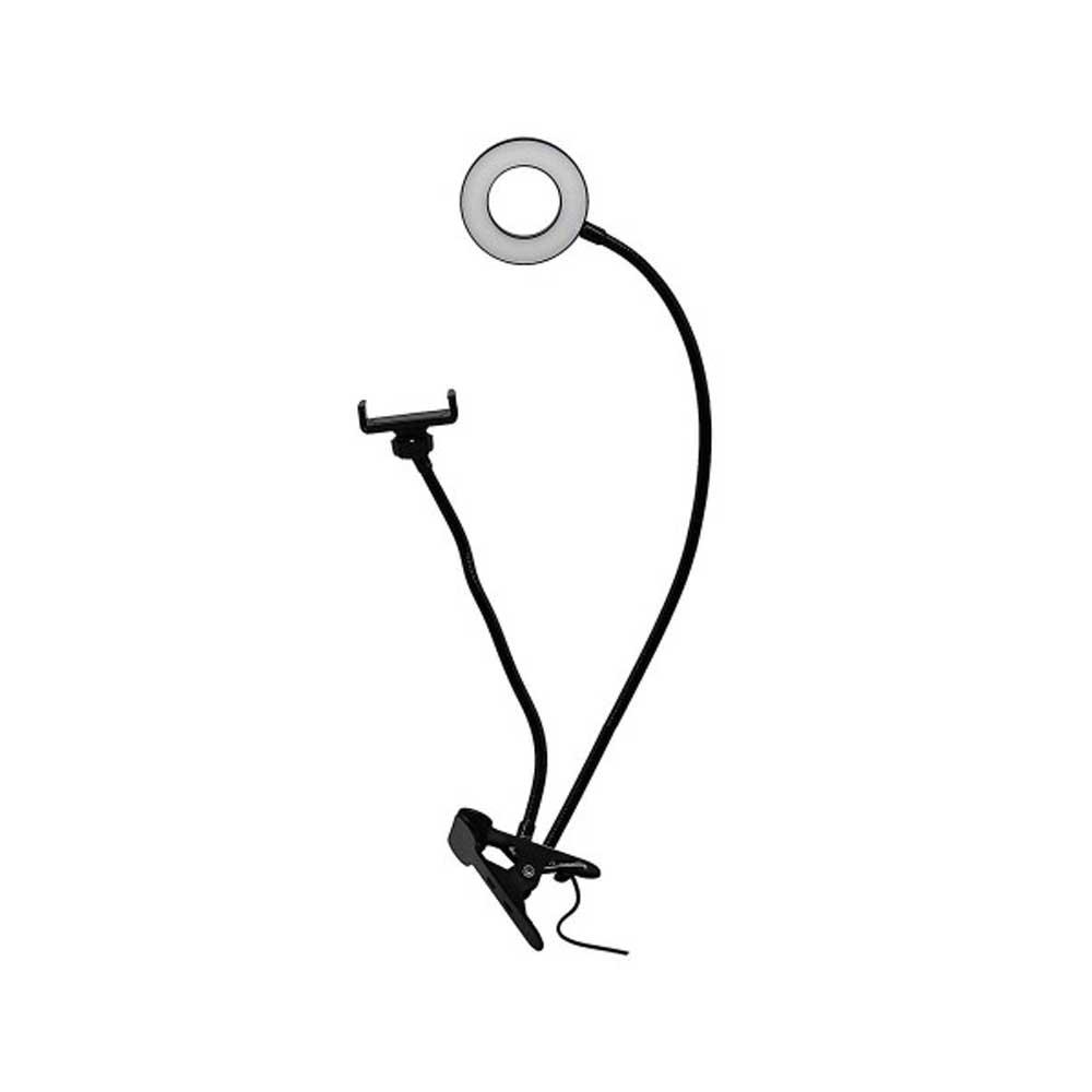 Кольцевая LED-лампа с Держателем для Телефона с Зажимом (c USB) RK-17 ...