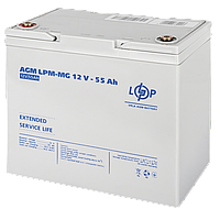 Аккумуляторная батарея для ИБП AGM LogicPower LPM-MG 12V 55 Ah