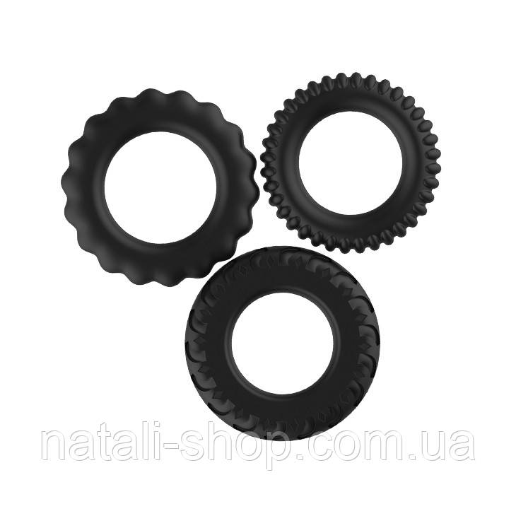 Ерекційні кільця Titan Cock Ring Set Blue