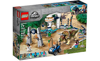 Конструктор Лего LEGO Jurassic World Напад трицератопса