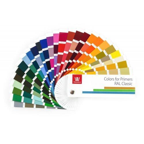 Tikkurila RAL Classic K7 - каталог кольорів, віяло