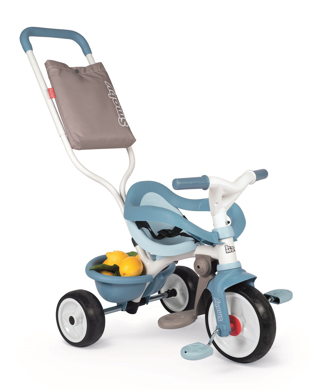 Дитячий велосипед 3 в 1 Smoby Toys Бі Муві Комфорт металевий Блакитний 68х52х101 см (740414), фото 1
