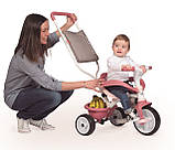 Дитячий велосипед 3 в 1 Smoby Toys Бі Муві Комфорт металевий Рожевий 68х52х101 см (740415), фото 7