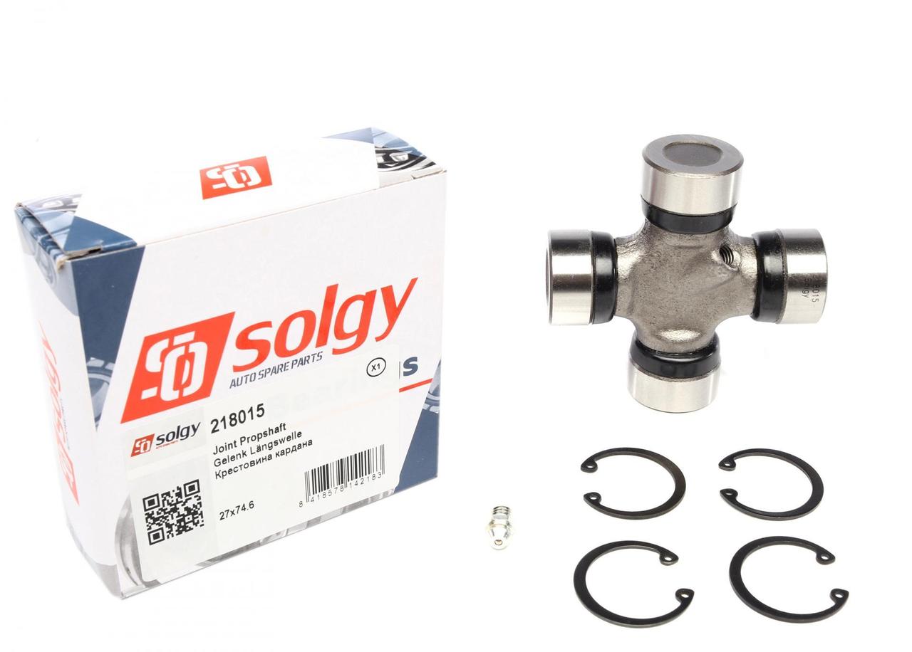 Хрестовина кардана Ford Transit / Iveco (27x74.6) (з масленкою) Solgy 218015