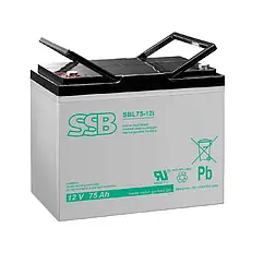 Акумулятор для ДБЖ UPS AGM SSB SSB SBL 75-12i 12V 75Ah